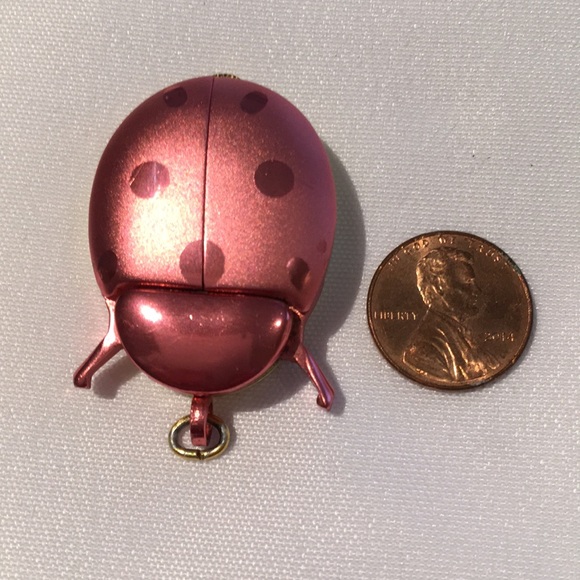 Stunning πβ€οΈ Vintage Cicada Beetle Rose Watch Pendant Teentime πβ€οΈ - Picture 4 of 8